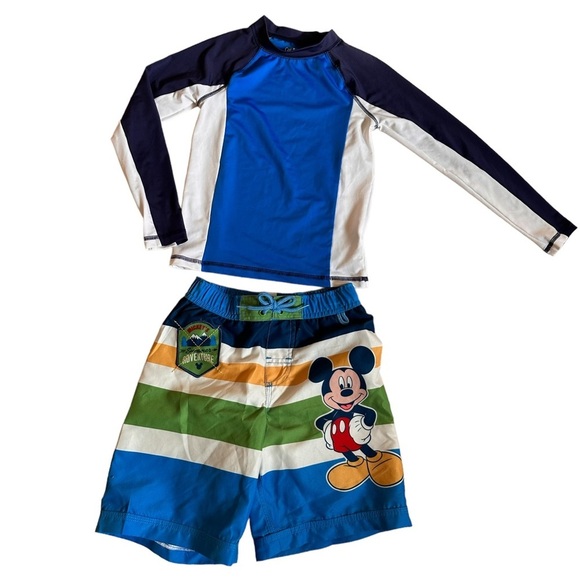 2pc L/S Rash guard & Trunks - Picture 1 of 7